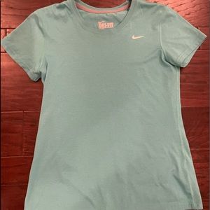 blue nike dri-fit tshirt